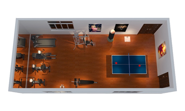 150平方健身房配置方案-广西KS娱乐体育体育健身器材有限公司