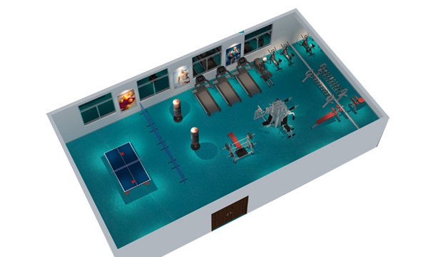 150平方健身房配置方案-广西KS娱乐体育体育健身器材有限公司 150平方健身房配置方案-广西KS娱乐体育体育健身器材有限公司