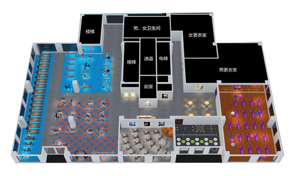 1500平方健身房配置方案-广西KS娱乐体育体育健身器材有限公司 1500平方健身房配置方案-广西KS娱乐体育体育健身器材有限公司