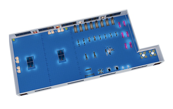 150平方健身房配置方案-广西KS娱乐体育体育健身器材有限公司 150平方健身房配置方案-广西KS娱乐体育体育健身器材有限公司
